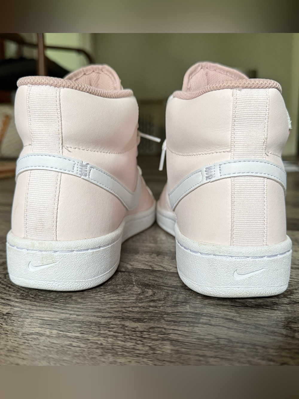 Nike Court Royale Women's Pale Pink High-Top Sneakers - Picture 4 of 10